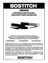 Bostitch JB600 Manual de usuario