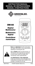 Greenlee DM-60 Digital Multimeter Manual de usuario