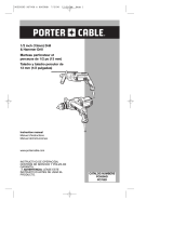 Porter-Cable PC650HD Manual de usuario
