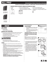 Eaton All-Pro WP1050LPC Manual de usuario