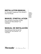 Thermador PRD304EG/04 Guía de instalación