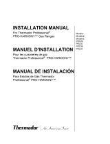 Thermador PRG366GH/01 Guía de instalación