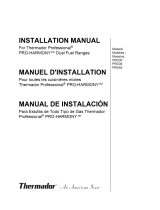 Thermador Professional PRO-HARMONY Serie Guía de instalación