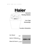 Haier XQB60-91BF El manual del propietario