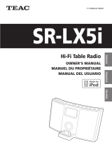 TEAC SR-LX5I Manual de usuario