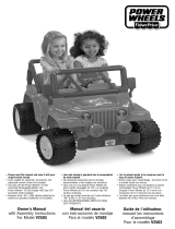 Power Wheels Barbie Jammin Jeep El manual del propietario
