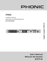 Phonic i7100 Manual de usuario