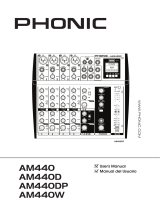Phonic AM 440 Manual de usuario