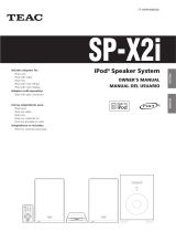 TEAC SP-X2I El manual del propietario
