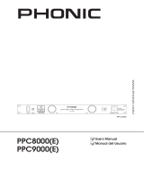 Phonic PPC9000E Manual de usuario