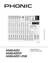Phonic AM642DP Manual de usuario