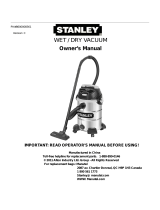 Stanley WET / DRY VACUUM El manual del propietario