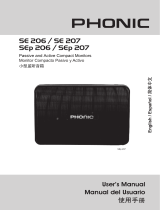 Phonic SE 207 Manual de usuario