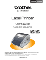 Brother QL-1050 Label Printer Manual de usuario