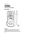 Extech Instruments DM220 Manual de usuario