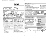Sanyo VWM-950 Manual de usuario