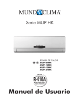 mundoclima MUP-12HK Manual de usuario