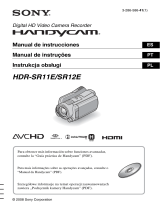 Sony Série HDR-SR11E Manual de usuario
