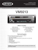 Jensen VM9213 - Touch Screen MultiMedia Receiver Guía de instalación