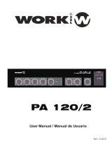 Work-pro PA 120/2 Manual de usuario