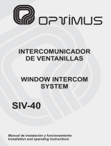 Optimus SIV-40 Manual de usuario