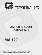 Optimus AM-120 Manual de usuario