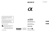 Sony Série DSLR-A200 Manual de usuario