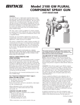 Binks Century FRP Spray Equipment Manual de usuario