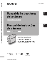 Sony Série DCR-HC40E Manual de usuario