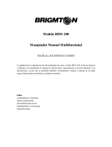 Brigmton BBM-100 El manual del propietario