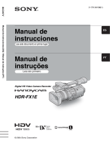 Sony HANDYCAM HDR-FX1E Manual de usuario