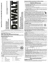 DeWalt DW911 Manual de usuario