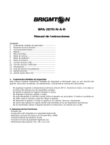 Brigmton BPA-2070-R El manual del propietario