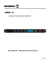 Work-pro VMX 4 Manual de usuario