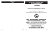 Lasko Model 6101 Manual de usuario