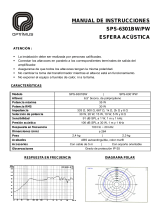 Optimus SPS-6301PW Manual de usuario