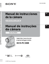 Sony DCR-PC330E Manual de usuario