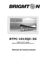 Brigmton BTPC-1015 QC 3G Manual de usuario