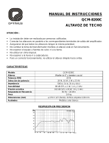 Optimus QCM-8200C Manual de usuario