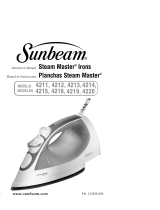 Sunbeam steam master 4214 Manual de usuario