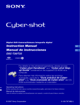 Sony Cyber Shot DSC-T20 Manual de usuario