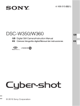 Sony Cyber Shot DSC-W350 Manual de usuario