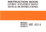 JANOME ME4014 El manual del propietario