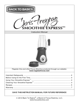 West Bend Chris Freytag Smoothie Express Manual de usuario