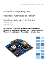 WEG Automatic voltage regulator WRGA-02 Manual de usuario