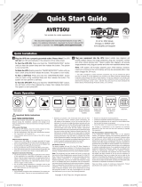 Tripp Lite AVR750U UPS System El manual del propietario