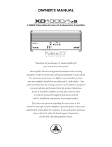 JL Audio XD1000/1v2 El manual del propietario