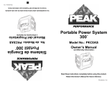 PEAK Portable Power System 300 El manual del propietario
