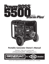 Generac Power Systems PowerBOSS 5500 Storm-Plus El manual del propietario
