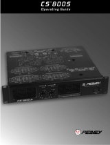Peavey CS 800S Professional Stereo Power Amplifier Manual de usuario
